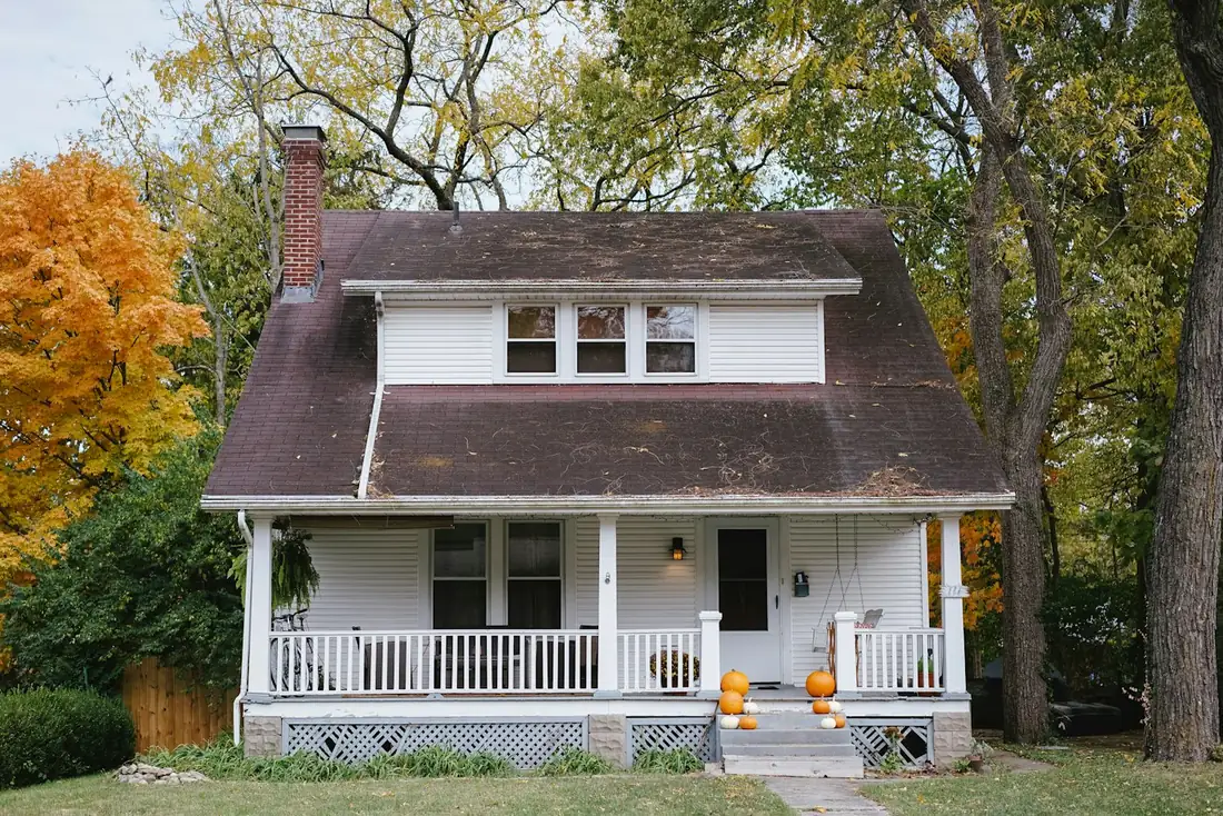 Brick house exterior