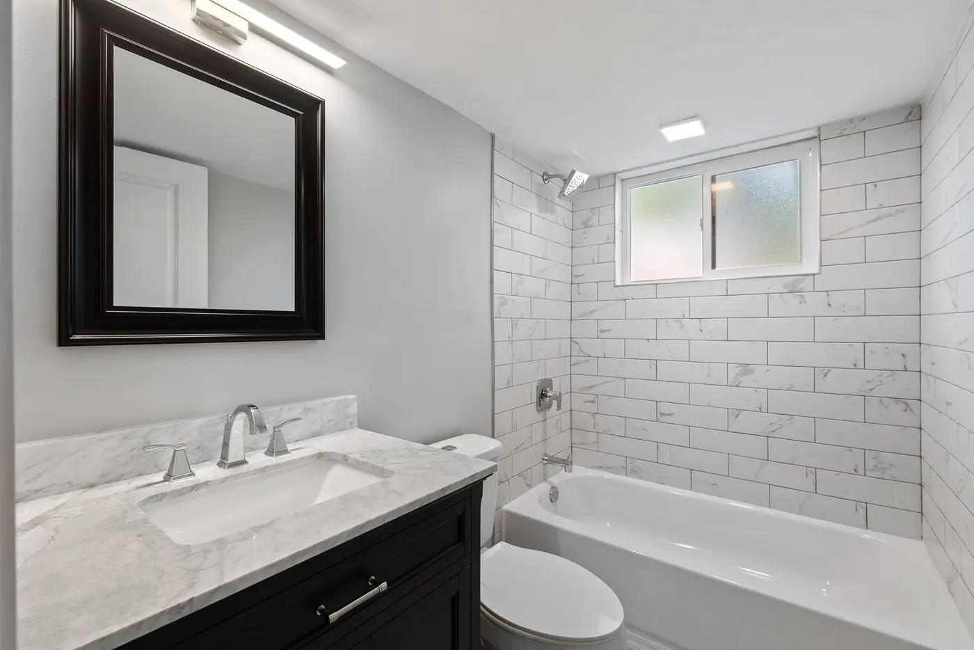 Bathroom in a Denver multifamily property