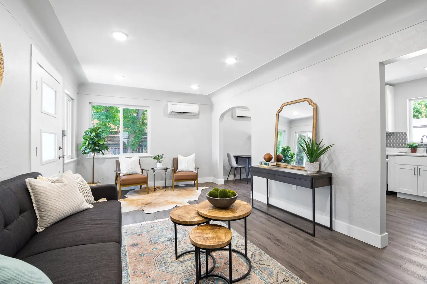Living room in a Denver multifamily property